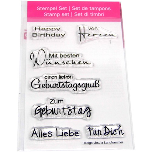 Von Herzen Grüße stempeln